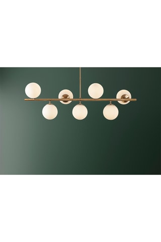 hanglamp Fazli - Goudkleurig - 7 x 40 W