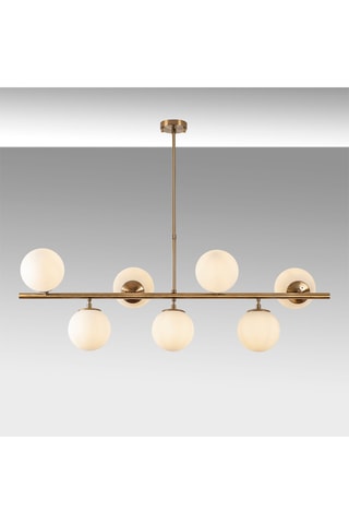 hanglamp Fazli - Goudkleurig - 7 x 40 W