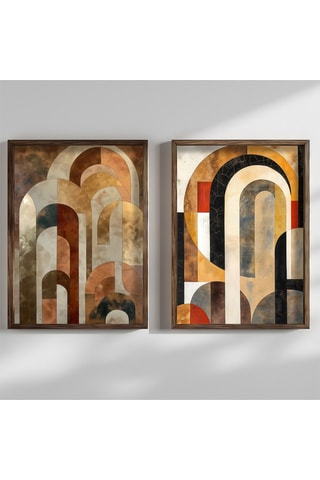 2 Wanddecoraties - 70 x 50 cm
