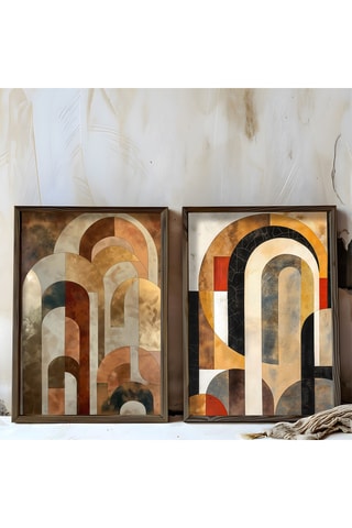 2 Wanddecoraties - 70 x 50 cm