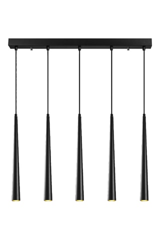 Ledhanglamp - Zwart - 4 x 3 W