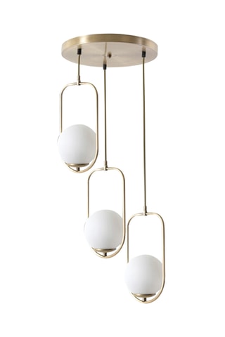 Hanglamp Ahu - Wit - 3 x 60 W