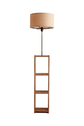 Candeeiro de pé - Bege - 60 W