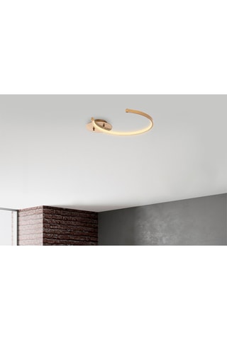 Ledplafondlamp Moon - Goudkleurig - 12 W