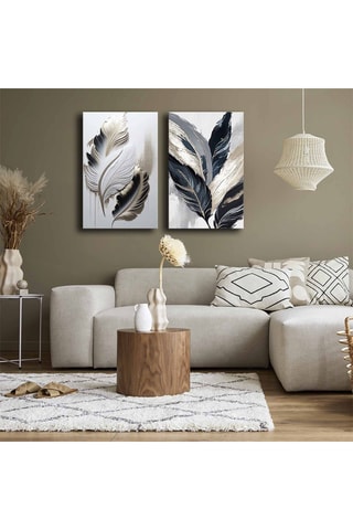 2 Wanddecoraties - 95 x 70 cm