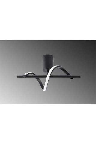 Ledplafondlamp Likma - Zwart - 11 W