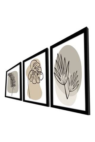 3 Wanddecoraties - 38 x 53 cm