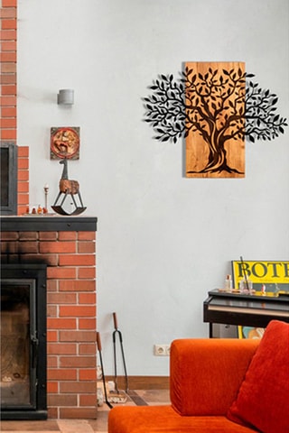 Décoration murale Sögüt - 72 x 58 cm - Naturel
