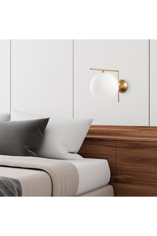 Wandlamp - Goudkleurig en Wit - 10 W