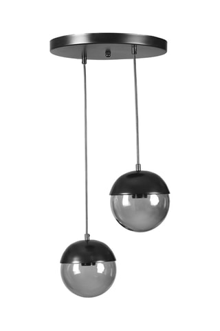Hanglamp Küre 2 - Antraciet - 2 x 60 W