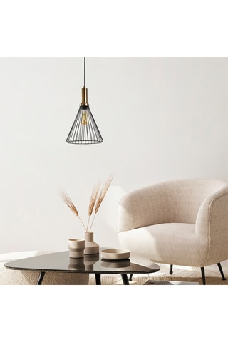 Candeeiro suspenso Dear - Preto - 15 W