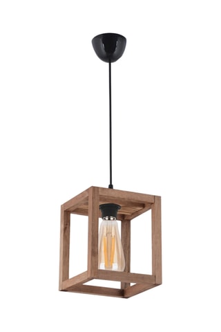Houten Hanglamp - Naturel - 45 - 60 W
