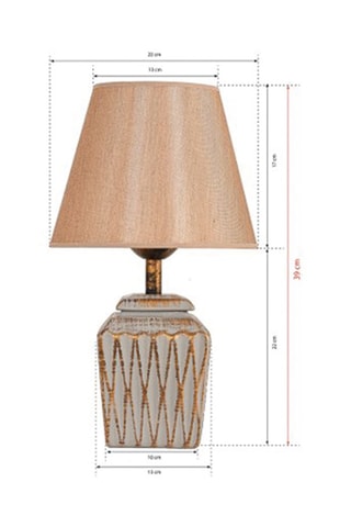 Tafellamp YL021 - Goudkleurig - 60 W