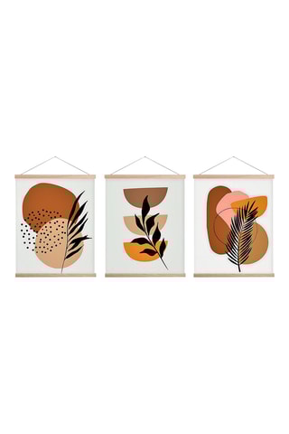 3 tableaux - 40 x 60  cm