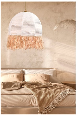 Hanglamp TM222 - Wit en Beige - 60 W