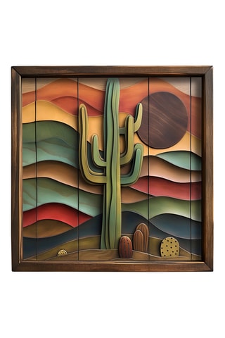 Wanddecoratie - 50 x 50 x 3,5 cm