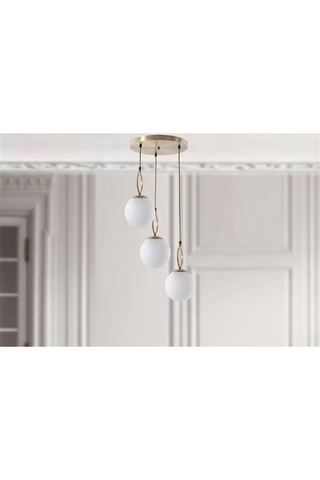 Hanglamp Morino - Goudkleurig - 3 x 60 W