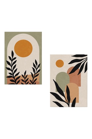 2 Wanddecoraties - 70 x 50 cm