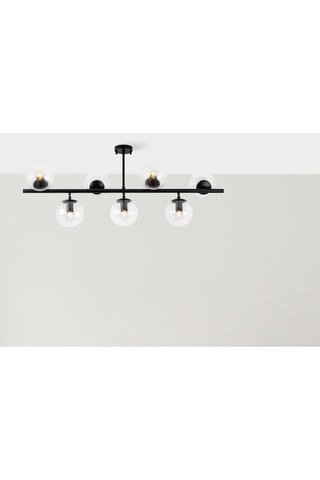 Plafondlamp Fazli Zwart