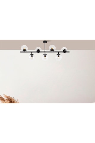 Plafondlamp Fazli Zwart