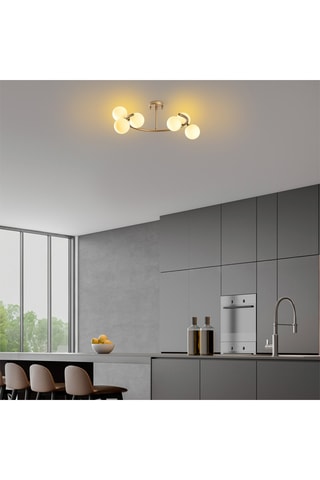 Hanglamp Luminar - Goudkleurig