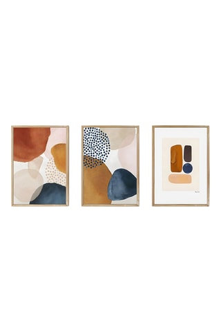 3 Wanddecoraties - 33 x 48 cm