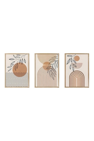 3 Wanddecoraties - 33 x 48 cm