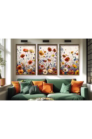 3 Mdf Wanddecoraties Hortense2 - 35 x 47 cm