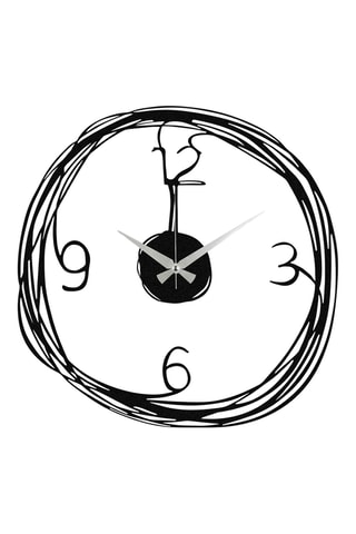 Klok - Zwart - 48 cm