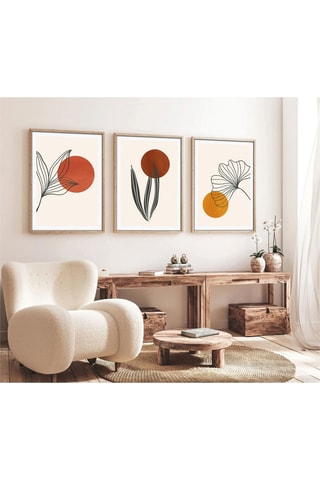 3 Wanddecoraties Huhu215 - 70 x 50 cm