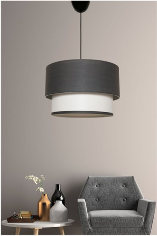 Hanglamp Tubol - Antraciet - 40 W