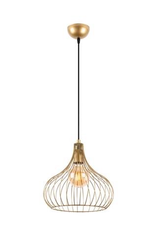 Hanglamp Teldamla - Glanzend Goudkleurig - 40 W