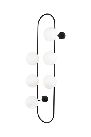 Applique murale Abakus - Noir - 6 x 40  W