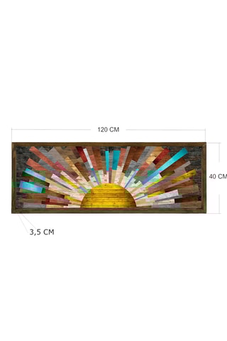 Wanddecoratie - 120 x 48 cm