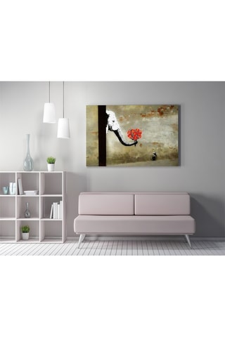 Wanddecoratie WY116 - Banksy - 70 x 100 cm - Reproductie