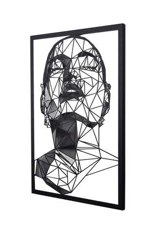 Décoration murale Antonietta - 45 x 70 cm - Noir
