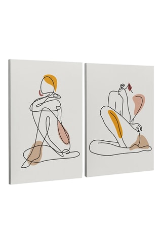 2 tableaux en bois - 70 x 100 cm