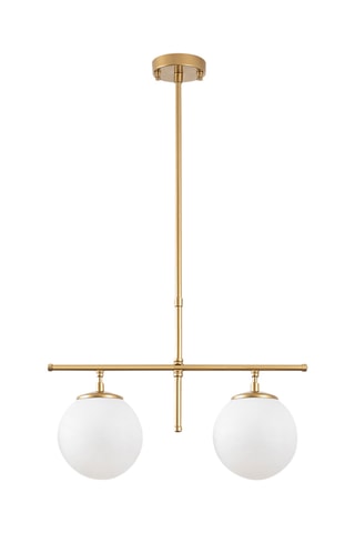 Hanglamp Roe - Goudkleurig - 2 x 40 W