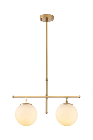 Hanglamp Roe - Goudkleurig - 2 x 40 W