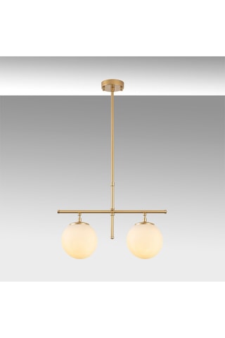 Hanglamp Roe - Goudkleurig - 2 x 40 W