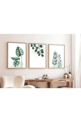 3 Massief Houten Wanddecoraties Huhu - 50 x 35 cm