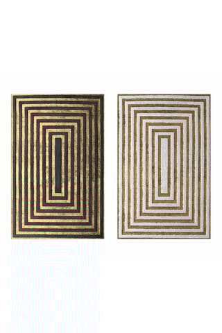 2-delige Grenenhouten Wanddecoratie - 45 x 70 cm