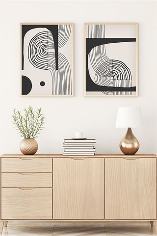2 Wanddecoraties - 50 x 70 cm