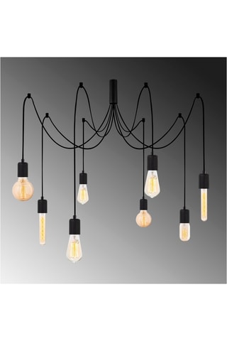 Hanglamp Kabluni - Zwart - 8 x 40 W