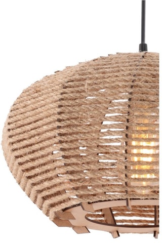 Houten Hanglamp - Naturel - 45 - 60 W