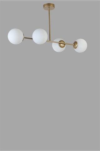 Hanglamp Yeni - Goudkleurig - 4 x 40 W