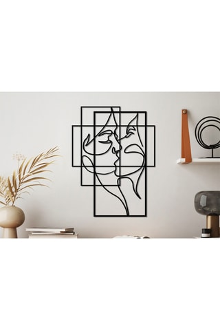 Décoration murale Love - Noir - 70 x 52 cm