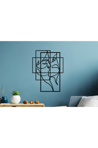 Décoration murale Love - Noir - 70 x 52 cm