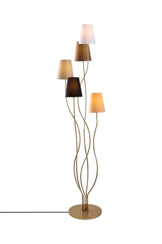Staanlamp Mushroom - Wit - 5 x 40 W