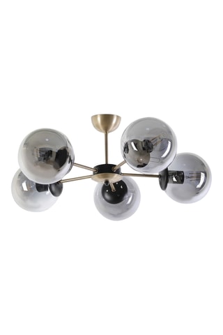 Hanglamp - Gerookt - 5 x 60 W